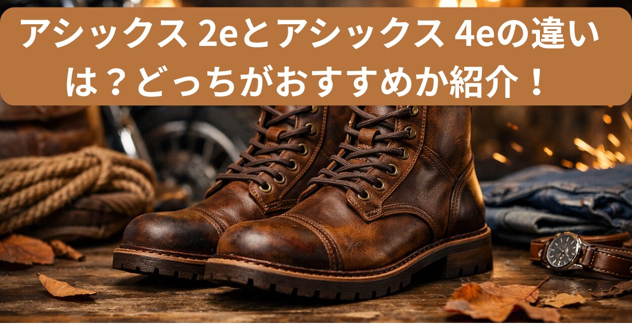 アシックス 2eとアシックス 4eの違いは？どっちがおすすめか紹介！